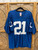Y2K Reebok NFL Indianapolis Colts Bob Sanders #21 Blue Jersey Size Large
