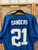 Y2K Reebok NFL Indianapolis Colts Bob Sanders #21 Blue Jersey Size Large
