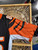 Vintage Reebok NFL Cincinnati Bengals Chad Johnson #85 Black & Orange Football Jersey Size Medium