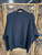 Vintage Disney Mickey Mouse Embroidered Printed Black Crewneck Sweatshirt Size Large