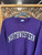 Vtg 90s Russell Athletic Northwestern University Wildcats Purple Crewneck Sweatshirt Size Medium