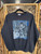Vintage 90s Wolves In Winter Black Nature Crewneck Sweatshirt Size Large