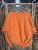Vintage Y2K Steve & Barry's Virginia Tech Spell Out Orange Crewneck Sweatshirt Size Medium