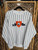 Vintage University of Illinois Illini Embroidered Grey Pinstripe Crewneck Sweatshirt Size Large