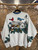 Vintage 80s 90s Artisans Sunshein Designs Evergreen Birdhouse Grandma Wrap Around Double Neck Crewneck Sweatshirt Size L-XL