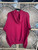 Vintage Champion Indiana University IU Hoosiers Red Hooded Sweatshirt Size Large