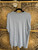 Vintage Indiana University IU Hoosiers Embroidered Grey T-Shirt Size Large
