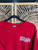 Vintage Steve & Barry's Indiana University IU Hoosiers Red T-Shirt Size XL X-Large