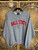 Vintage Jansport Ball State Grey With Wool Felt Lettering Crewneck Sweatshirt Size Large