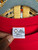 Vintage 90s Indiana University Hoosiers Black Embroidered Red Crewneck Sweatshirt Size Small
