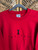 Vintage 90s Indiana University Hoosiers Black Embroidered Red Crewneck Sweatshirt Size Small