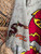 Y2K Johnny Blaze Red Dragon AOP Grey Button Down T-Shirt Size X-Large XL
