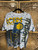 Vtg Indiana Pacers Magic Johnson Tees Black Paint Splatter AOP White T-Shirt Size Large
