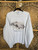 Vintage Beach Bum Cat Beige Crewneck Sweatshirt Size X-Large XL