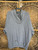 Vintage 90s Carhartt Velour Lined Gray Full Zip Hoodie Sweatshirt Size Large
