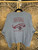 Vintage Y2K 2005 Harley Davidson "American Classic" Motorcycles Daytona Beach, FL Grey Cropped Crewneck Sweatshirt Size Large
