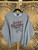 Vintage Y2K 2005 Harley Davidson "American Classic" Motorcycles Daytona Beach, FL Grey Cropped Crewneck Sweatshirt Size Large