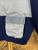 Vintage German Custom Navy Blue Color Block Side Pocket Crewneck Sweatshirt Size XL X-Large