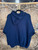 Vintage WV West Virginia University Mountaineers Football Navy Blue Hooded Sweatshirt Size X-Large XL