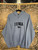 Vintage Nike Team 90s Y2K University of Iowa Hawkeyes Center Check Grey Hooded Sweatshirt Size Large