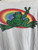 Vtg 90s 1996 Peace Frogs Psychedelic Rainbow Orb White T-Shirt Size XL X-Large