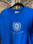 Vintage Wolf University of Kentucky UK Wildcats Embroidered Blue T-Shirt Size Large