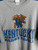 Vintage University of Kentucky UK Basketball Gray & Blue T-Shirt Size XL