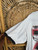 Vintage 90s Chicago Bulls NBA 70 Victories White Ringer T-Shirt Size Large