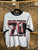 Vintage 90s Chicago Bulls NBA 70 Victories White Ringer T-Shirt Size Large