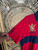 Polo Ralph Lauren RL Big Pony Red Blue Stripe Collared Polo Shirt Custom Fit Size X-Large XL