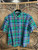 Polo Ralph Lauren RL Green Blue Plaid Classic Fit Button Down Shirt Size X-Large XL