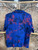 Vintage Hawaiian Imports Blue Button Down T-Shirt Size Large