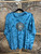 Vintage Y2K Grateful Dead Graphic Blue Tie Dye T-Shirt Size X-Large XL