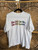Vintage "We Will Get By..." Jerry Garcia Tribute Grateful Dead White T-Shirt Size Large
