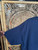 Vintage Tultex Indiana Pacers NBA Embroidered Heavyweight Navy Blue T-Shirt Size X-Large XL