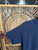 Vintage Tultex Indiana Pacers NBA Embroidered Heavyweight Navy Blue T-Shirt Size X-Large XL