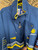 Vintage Logo Athletic NBA Indianapolis Pacers Eastern Conference Blue & Yellow Embroidered Full Zip Windbreaker Jacket Size X-Large