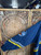 Vintage Logo Athletic NBA Indianapolis Pacers Eastern Conference Blue & Yellow Embroidered Full Zip Windbreaker Jacket Size X-Large