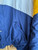 Vintage 70s 80s NBA Indianapolis Pacers Blue, Yellow, White Embroidered Full Zip Windbreaker Jacket Size X-Large