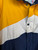 Vintage 70s 80s NBA Indianapolis Pacers Blue, Yellow, White Embroidered Full Zip Windbreaker Jacket Size X-Large