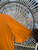 Vintage Supreme USAF Burning Jet Orange Graphic T-Shirt Size Large