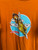 Vintage Supreme USAF Burning Jet Orange Graphic T-Shirt Size Large
