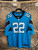 Nike NFL North Carolina Panthers Christian McCaffrey #22 Powder Blue Football Jersey Size Large