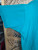 Vtg Disney Mickey Mouse & Pluto Embroidered Teal Pocket T-Shirt Size Medium