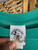 Vtg Disney Mickey Mouse & Pluto Embroidered Teal Pocket T-Shirt Size Medium