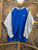 Vintage Nike Blue & White Coach Windbreaker Jacket Size XL