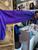 Vintage 80s 90s Venini's Oakley Electric Purple Anorak Windbreaker Jacket Size OSFA