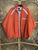 Vintage 90s Nike Black Tag Orange White Windbreaker Size Large