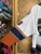 Vintage Indianapolis ICE USHL #28 White Blue Brown Hockey Jersey Size 58