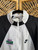 Vintage Nike White Tag Leukemia Society Of America Black & White Windbreaker Size Large
